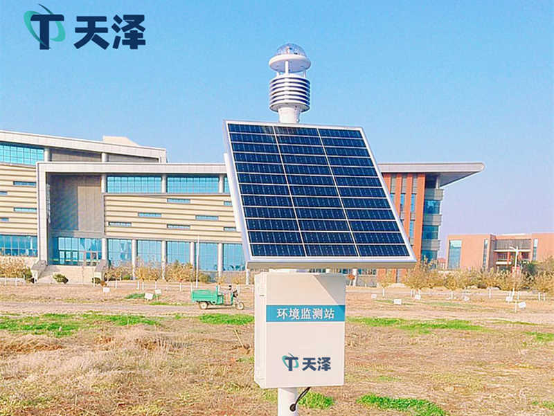 超声波气象站在北京交通大学威海校区完成安装