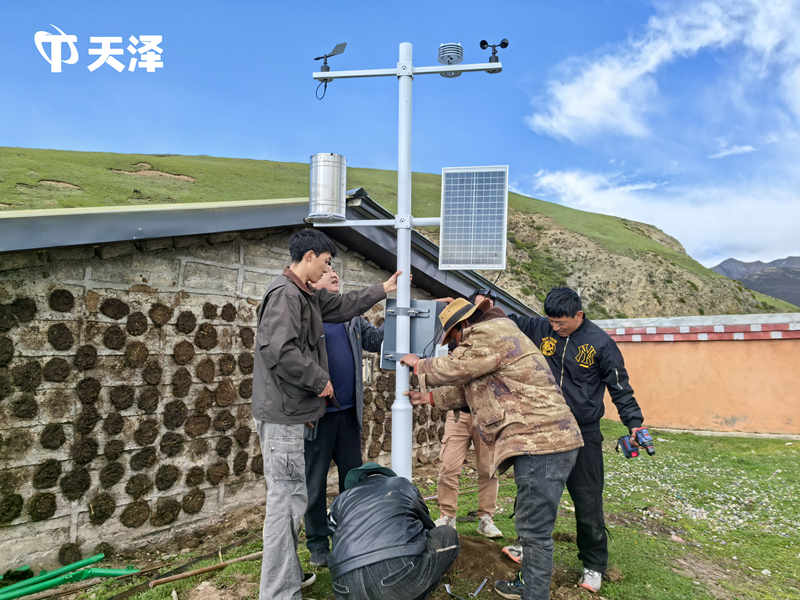 四川区域自动气象站安装案例